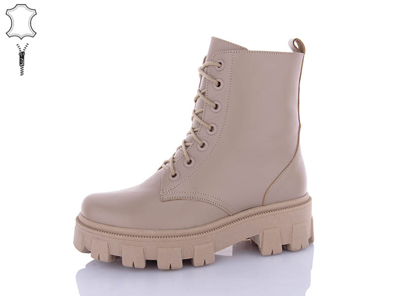 Ботинки ABA (36-41) 636-1 beige (зима)