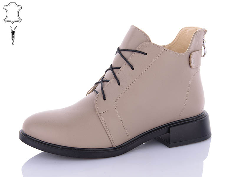 Ботинки ABA (36-41) 907 beige (зима)
