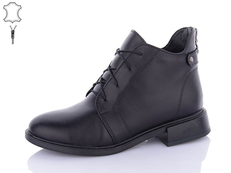 Ботинки ABA (36-41) 907 black (зима)