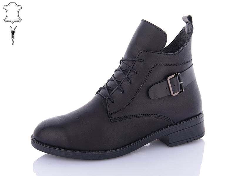 Ботинки ABA (36-41) 915 black (зима)