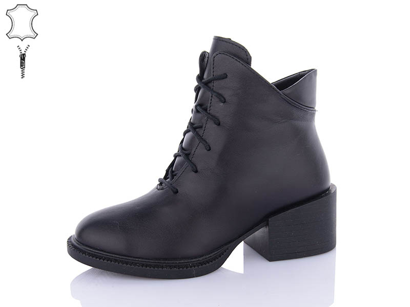Ботинки ABA (36-41) 917 black (зима)