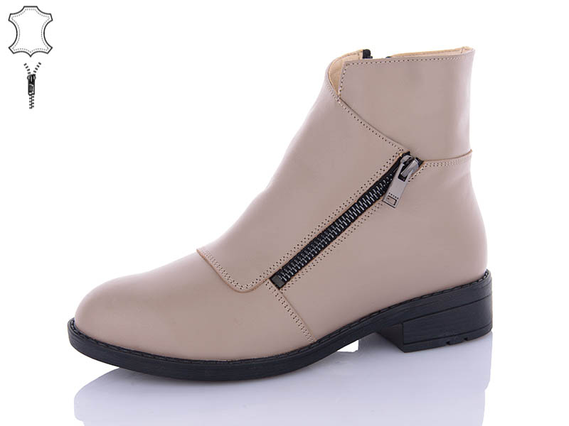 Ботинки ABA (36-41) 922 beige (зима)