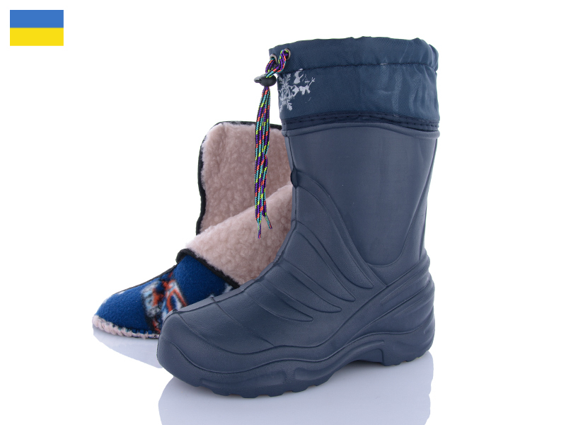 Сапоги ALEX M&L (31-36) AB44 т.синій (зима)