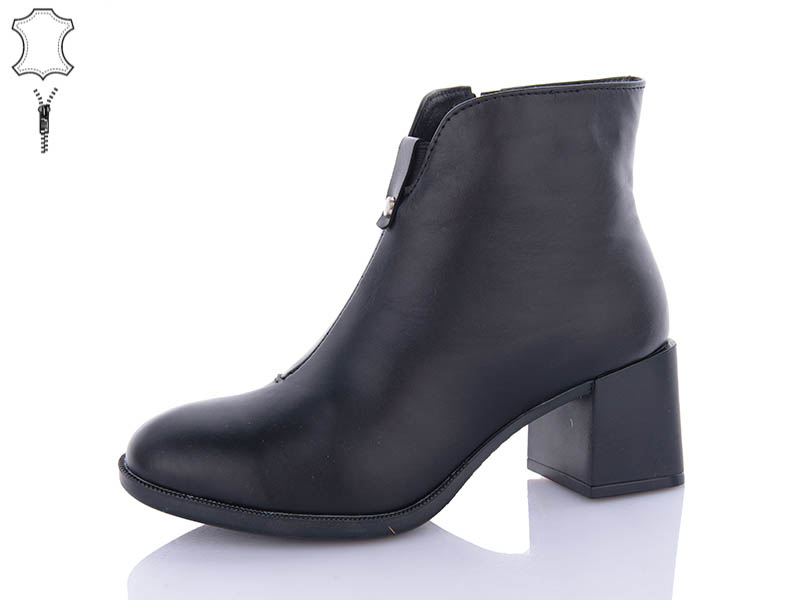 Ботинки QQ Shoes (36-41) 641-1 шк-black (зима)