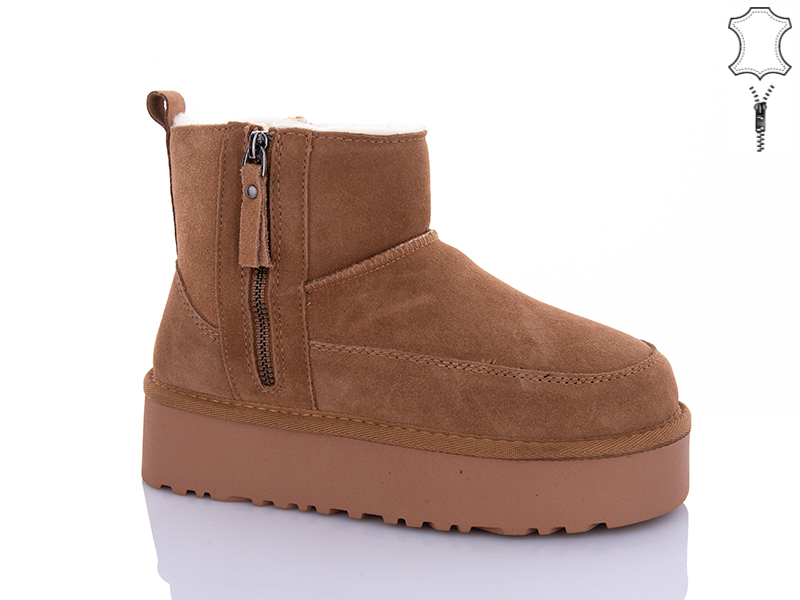 Угги Steel-Land (36-41) W09-G75P brown (зима)