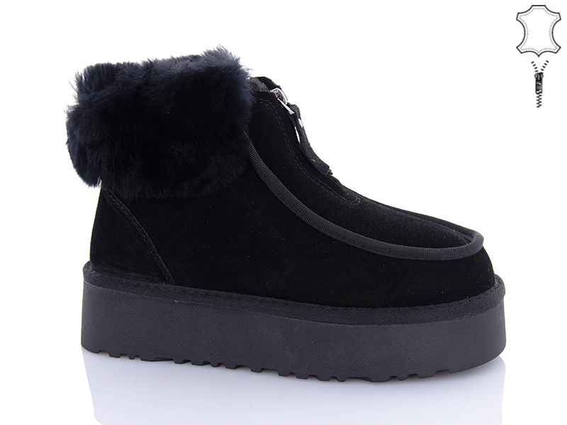 Угги ABA2 (36-41) W0ABA9-G58P black (зима)