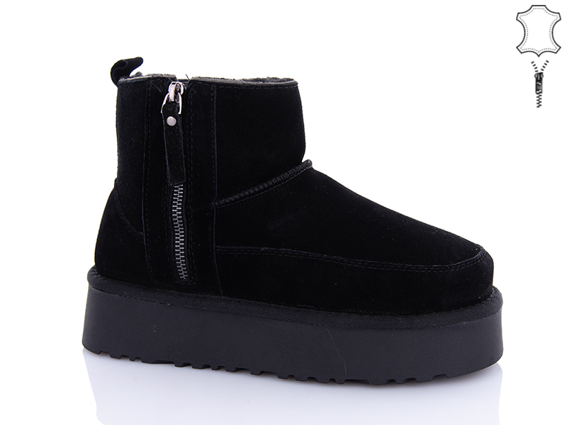 Угги ABA2 (36-41) W0ABA9-G75P black (зима)