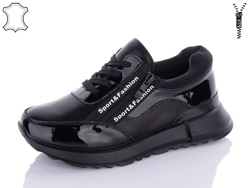 Кроссовки ABA2 (37-41) Y6ABA98-1 black (деми)