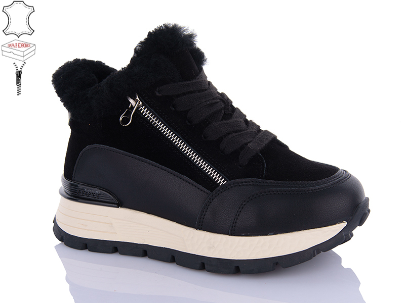 Ботинки QQ Shoes (36-41) M655-4 (зима)