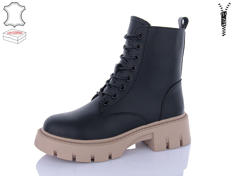 Ботинки QQ Shoes (36-41) W5133-2 (зима)