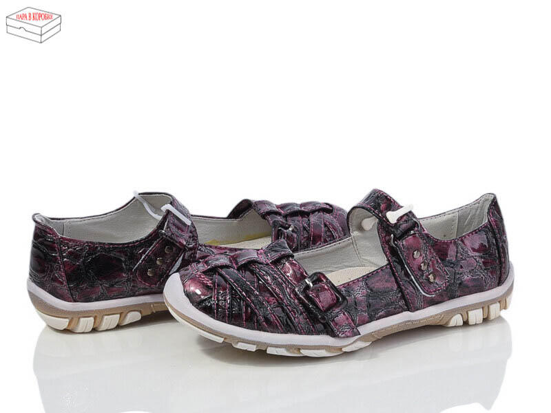 Туфли DeMur (28-37) C181A purple (деми)