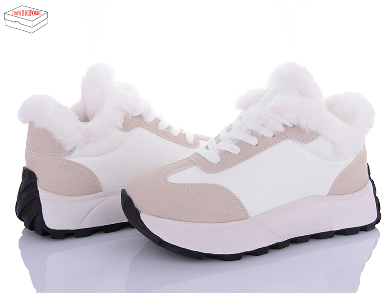 Кроссовки Ailaifa (36-41) MD18 white (зима)