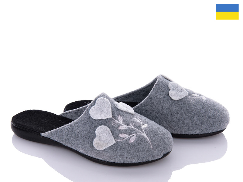 Тапочки Inblu (36-41) N102 сірий (деми)