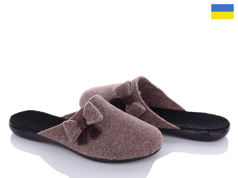 Тапочки Inblu (36-41) N123 коричневий (деми)