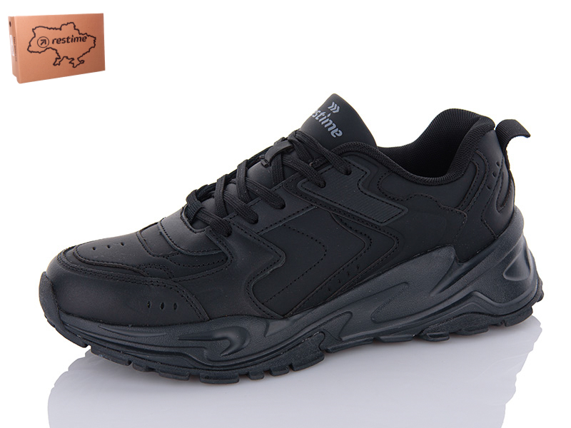 Кроссовки Restime (41-46) YMO23208 black (деми)