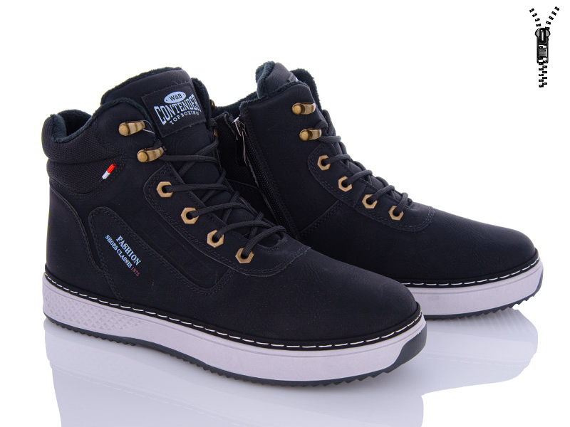 Ботинки VIOLETA (40-45) 9-789 black (деми)
