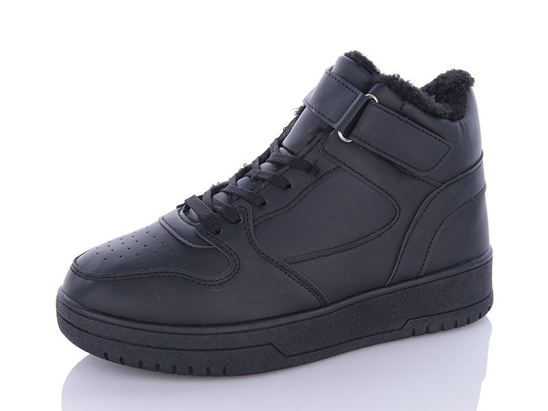 Кроссовки ABA (36-41) A150 black (зима)