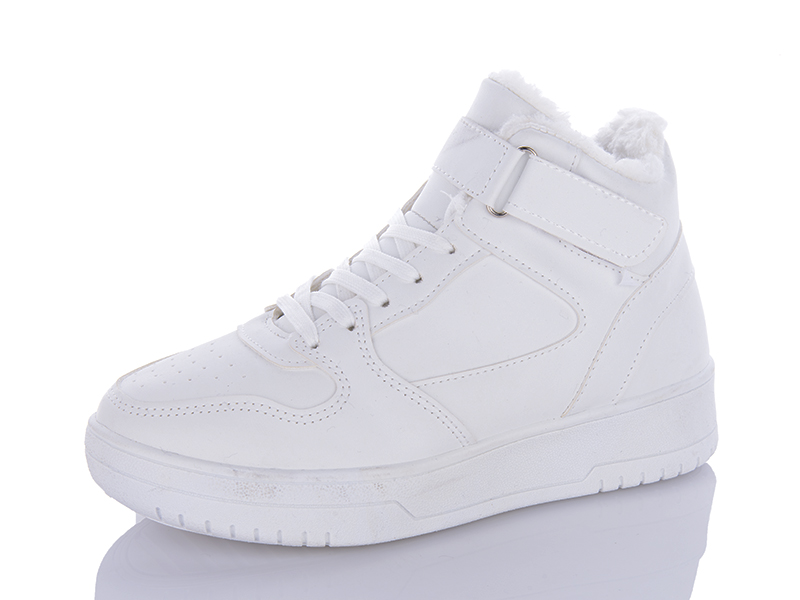 Кроссовки ABA (36-41) A150 white (зима)