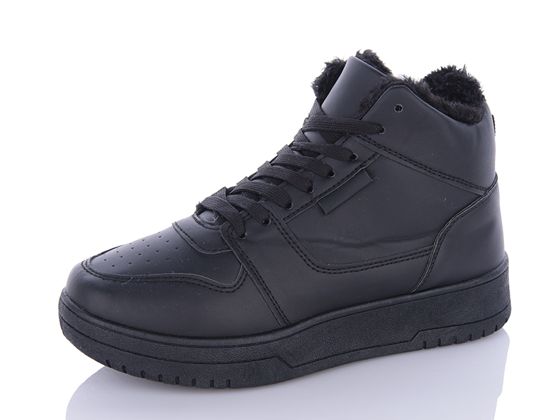Кроссовки ABA (36-41) A151 black (зима)