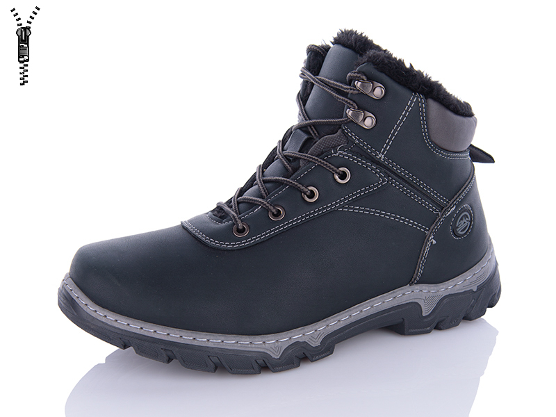 Ботинки ABA (40-45) MX2302 navy (зима)