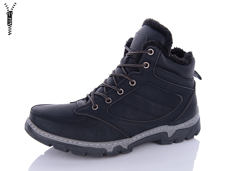 Ботинки ABA (40-45) MX2305 black (зима)