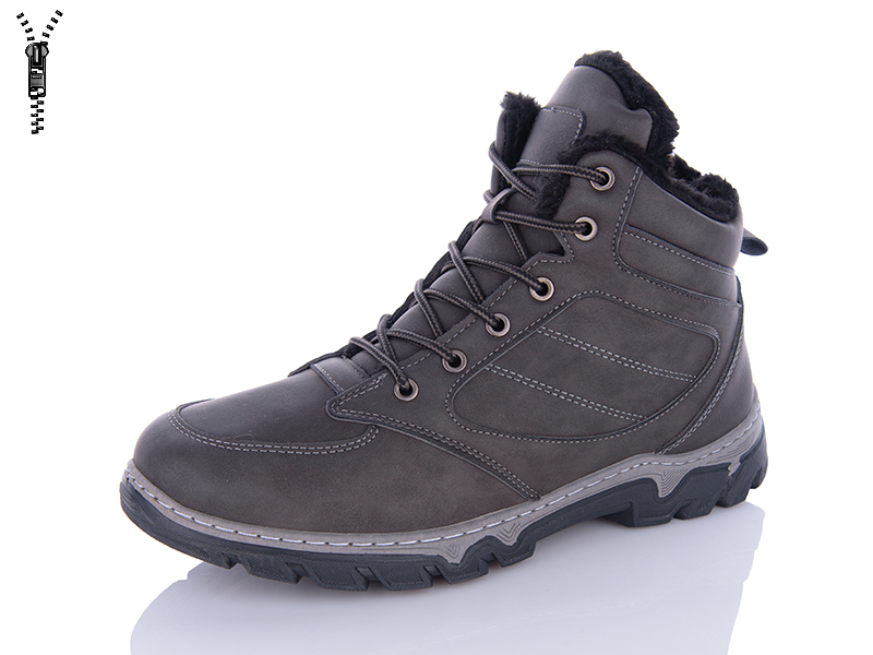 Ботинки ABA (40-45) MX2305 grey (зима)