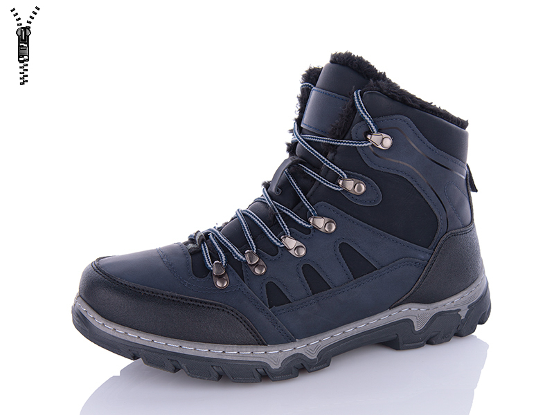 Ботинки ABA (40-45) MX2323 navy (зима)