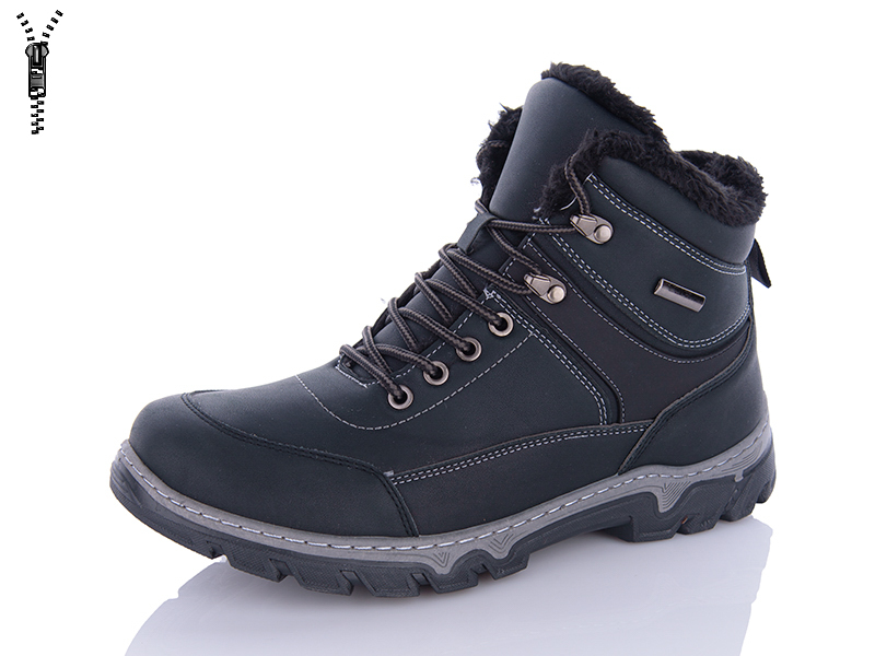 Ботинки ABA (40-45) MX2502 black (зима)
