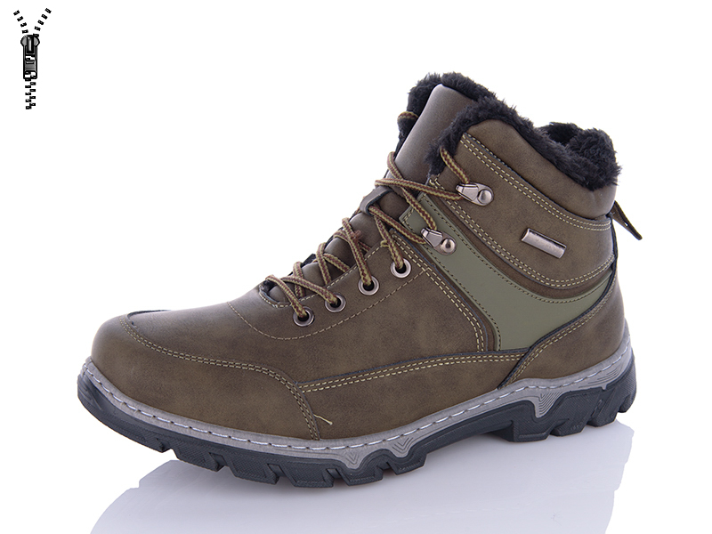 Ботинки ABA (40-45) MX2502 green (зима)