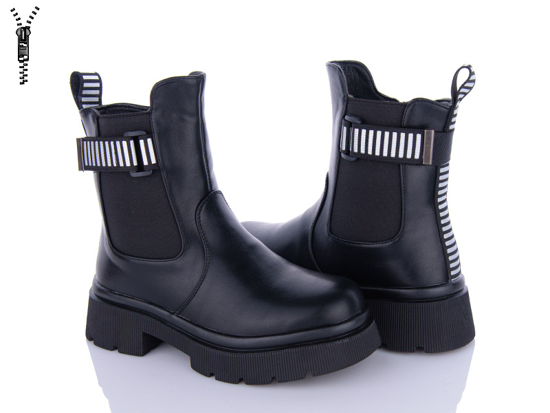Ботинки OkShoes (32-37) 8860-1A (зима)