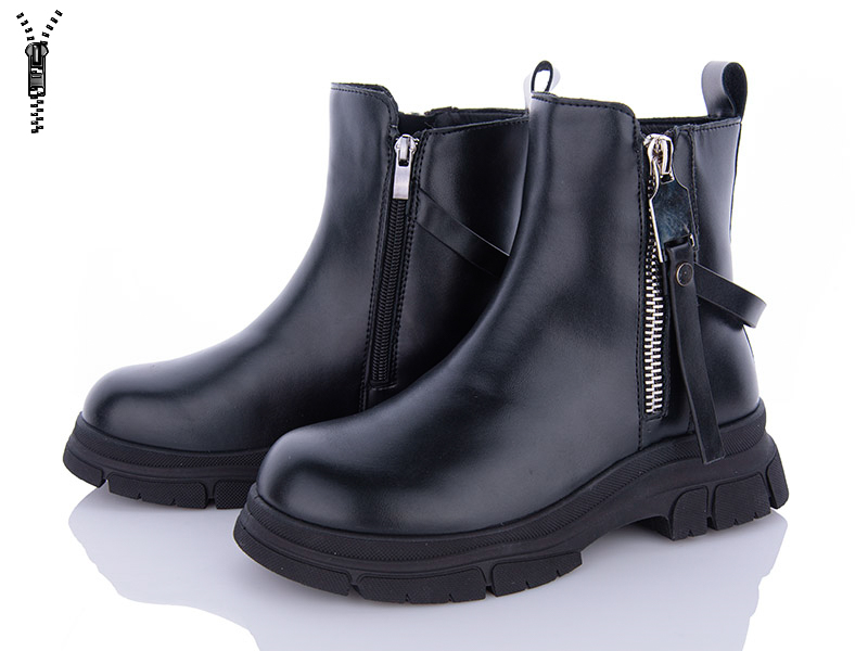 Ботинки VIOLETA (36-40) 197-172 black (деми)