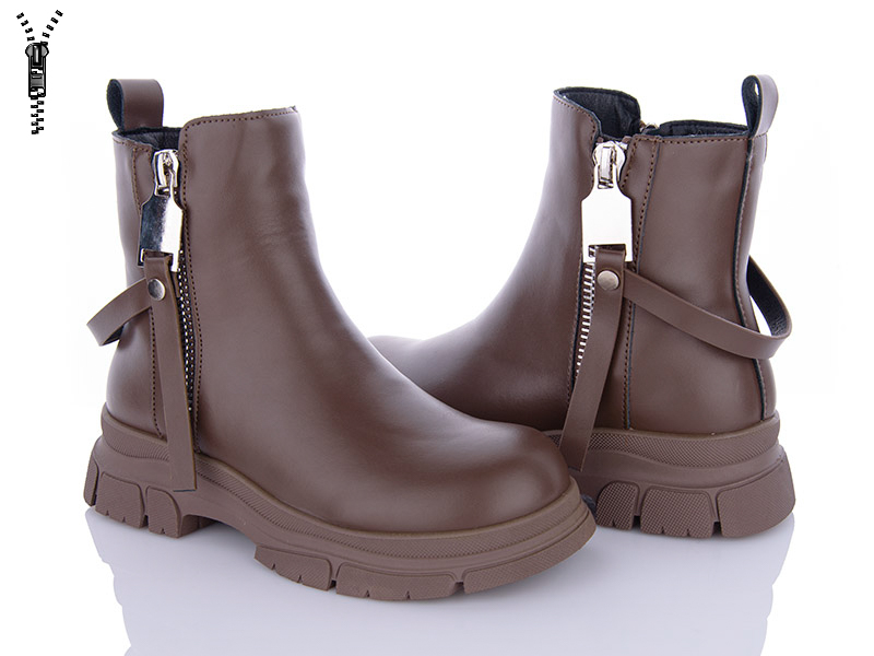 Ботинки VIOLETA (36-40) 197-172 brown (деми)