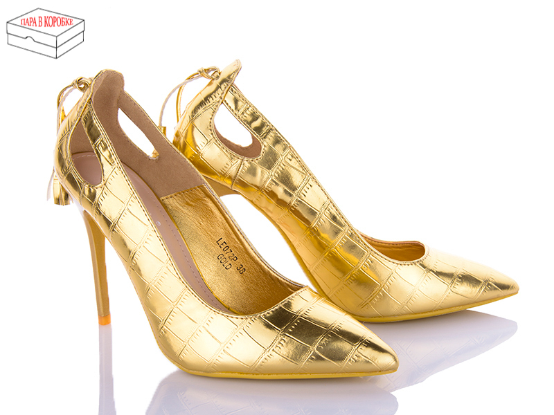 Туфли Star (36-41) LE072P gold (деми)