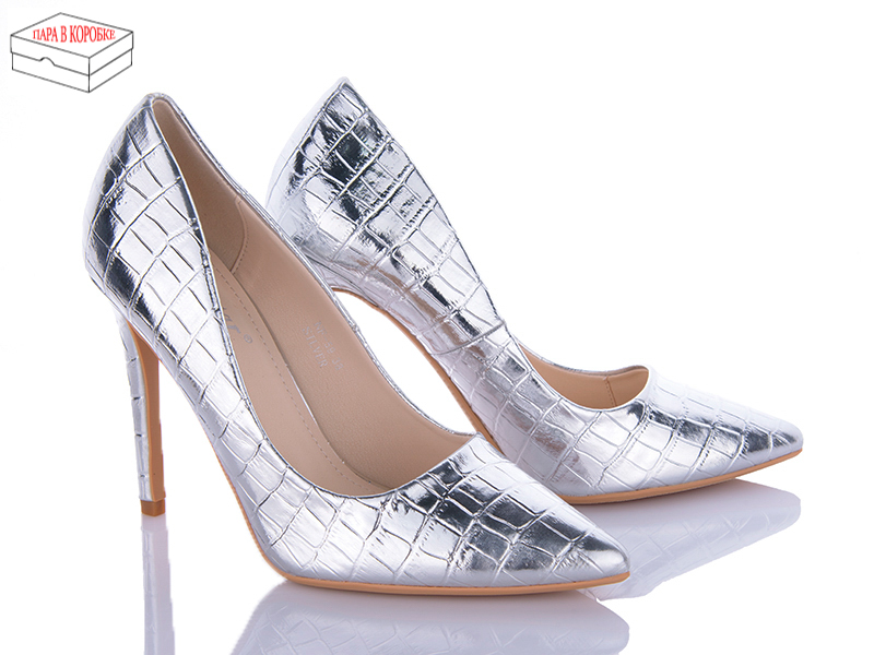 Туфли Star (36-41) NF59 silver (деми)