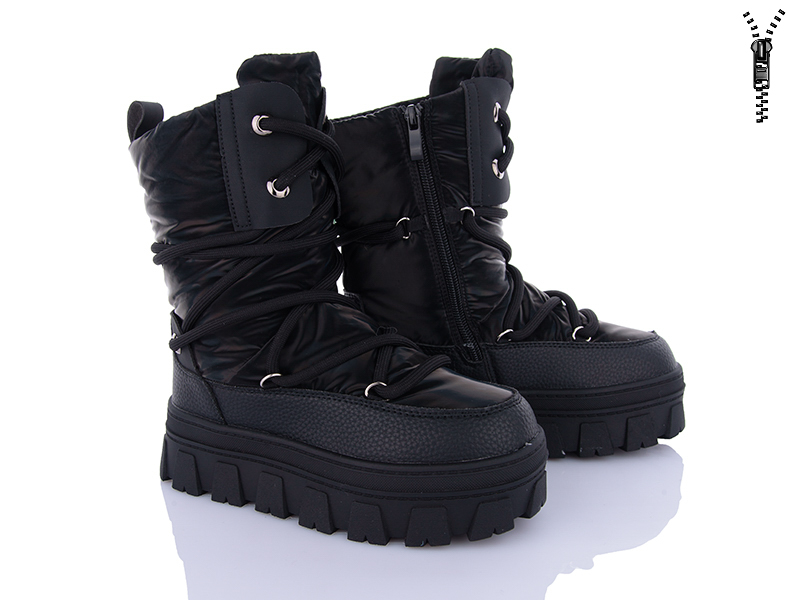Дутики QQ Shoes (32-37) AW848-20 (зима)
