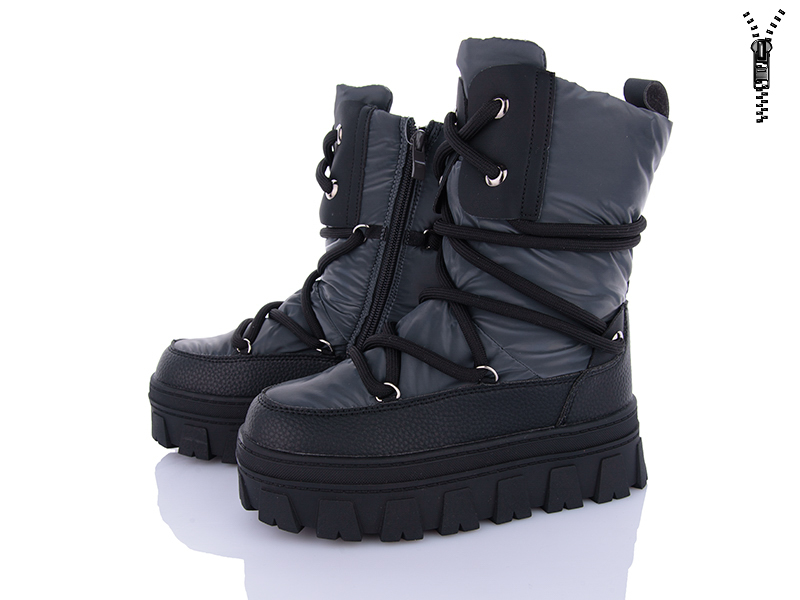 Дутики QQ Shoes (32-37) AW848-21 (зима)