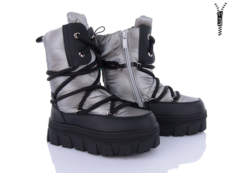 Дутики QQ Shoes (32-37) AW848-22 (зима)