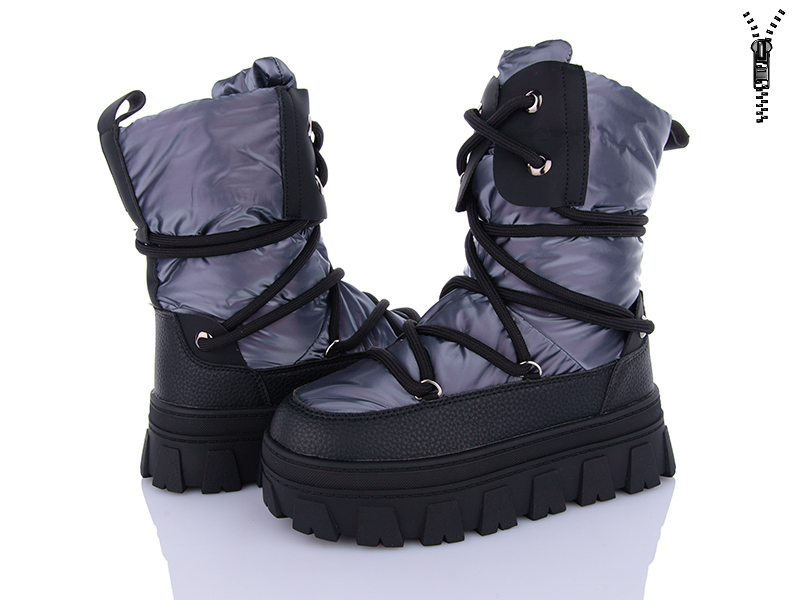 Дутики QQ Shoes (32-37) AW848-23 (зима)