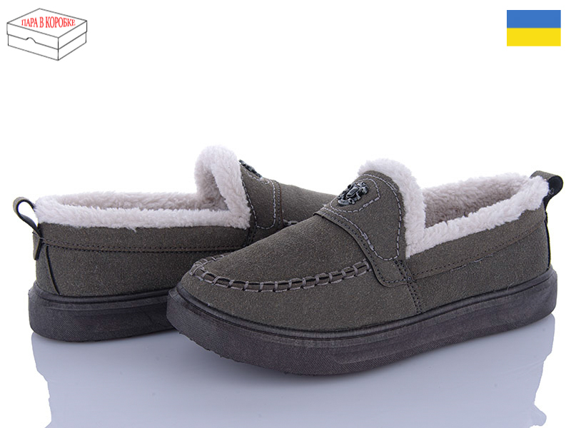 Туфли Roks (37-41) Roks Dago 1426 сірий (зима)