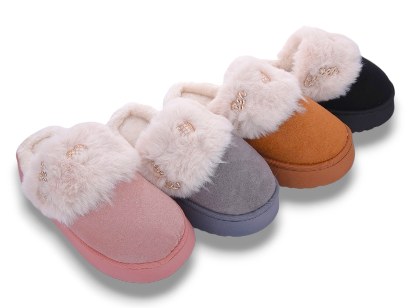 Тапочки Deshman (36-41) DF2426 mix (зима)