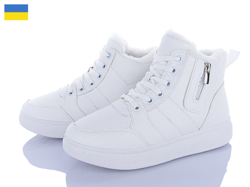 Кроссовки LVOVBAZA (36-41) B&R 150 білий (зима)