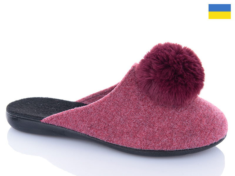 Тапочки Inblu (36-40) N135 червоний (деми)
