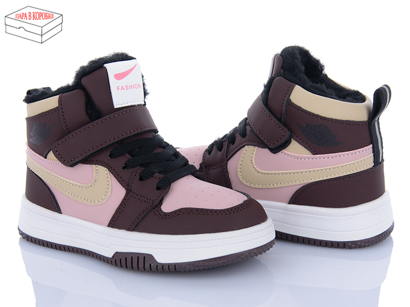 Кроссовки OkShoes (26-31) A038-15 (зима)