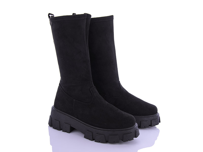 Сапоги VIOLETA (36-41) 20-910 black (деми)