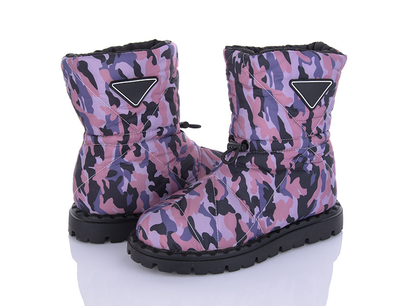 Дутики VIOLETA (36-41) M3-5909-10 pink (зима)