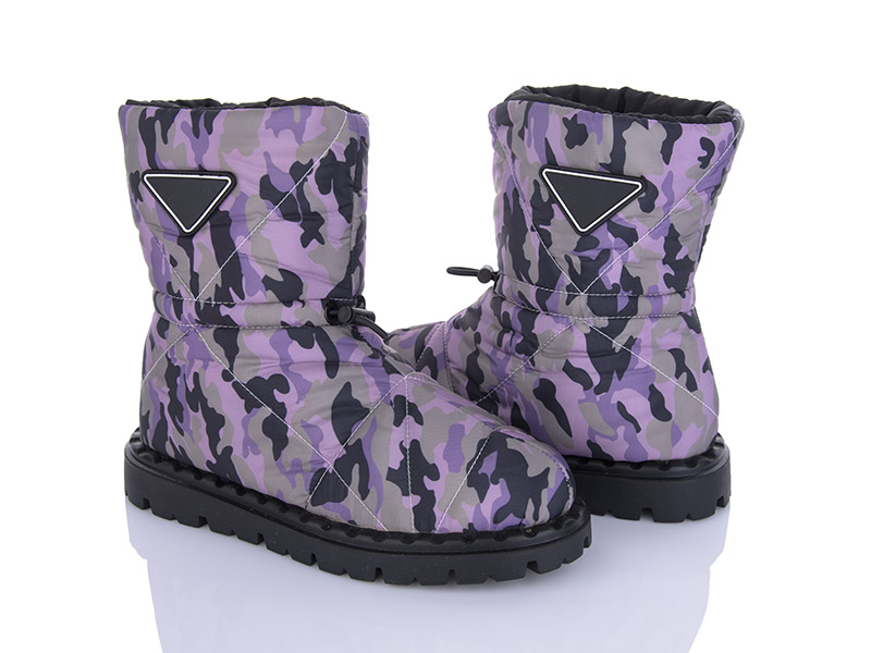 Дутики VIOLETA (36-41) M3-5909-9 purple (зима)