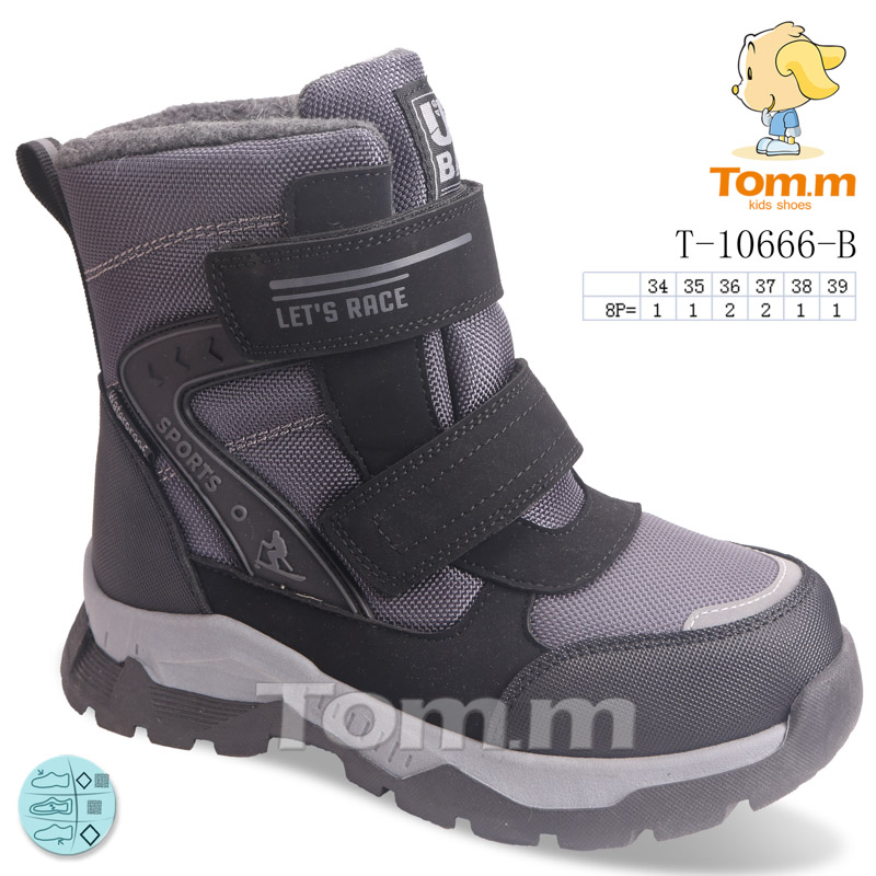 Ботинки ТОМ.М (34-39) 10666B (зима)