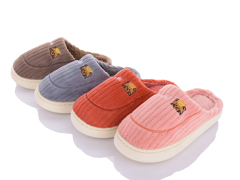 Тапочки Lion (36-41) TK2023-11 mix (зима)