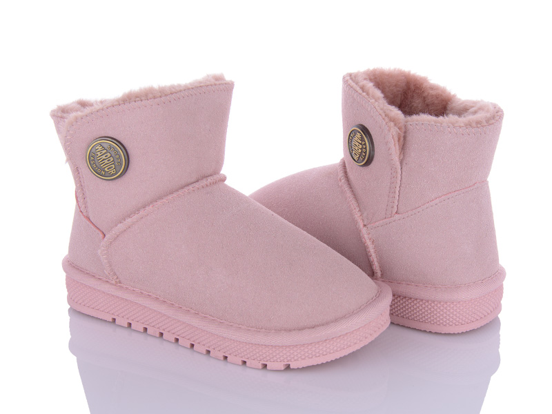 Угги OkShoes (32-37) A310 pink (зима)