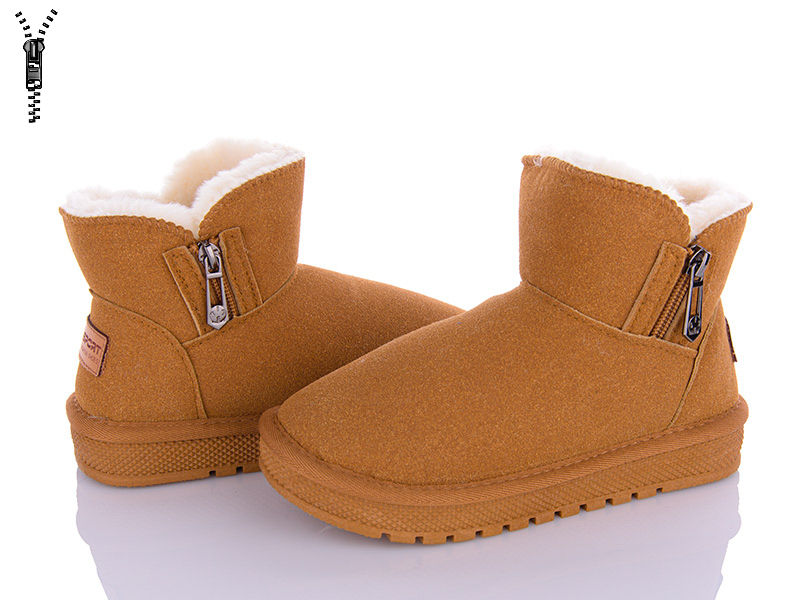 Угги OkShoes (32-37) A312 brown (зима)